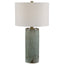 Uttermost Lighting Callais Crackled Aqua Table Lamp House of Isabella UK