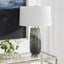 Uttermost Lighting Campa Gray-Blue Table Lamp House of Isabella UK