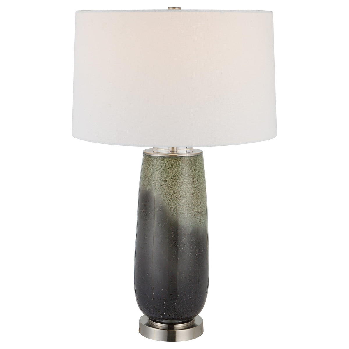 Uttermost Lighting Campa Gray-Blue Table Lamp House of Isabella UK