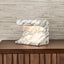 Uttermost Lighting Carved Beam Rechargeable Mini Lamp in Arabescato Marble House of Isabella UK
