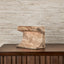 Uttermost Lighting Carved Beam Rechargeable Mini Lamp in Latte Onyx House of Isabella UK