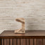 Uttermost Lighting Carved Beam Rechargeable Mini Lamp in Latte Onyx House of Isabella UK