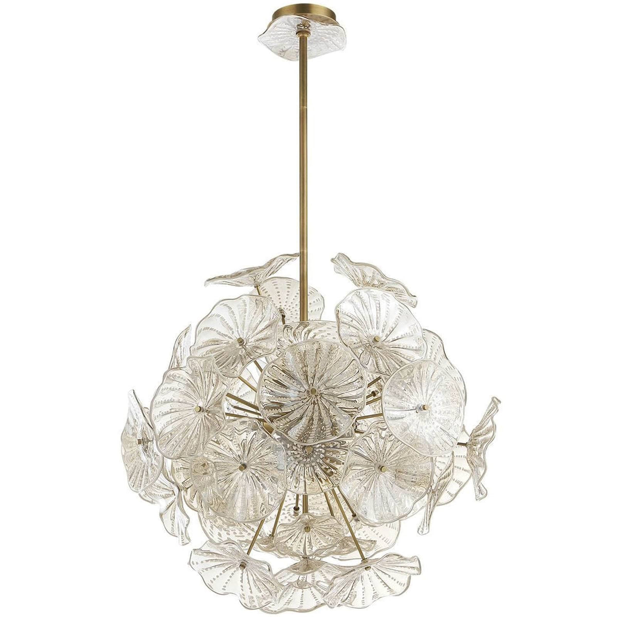 Uttermost Lighting Champagne Lily Pads 9 Light Pendant House of Isabella UK