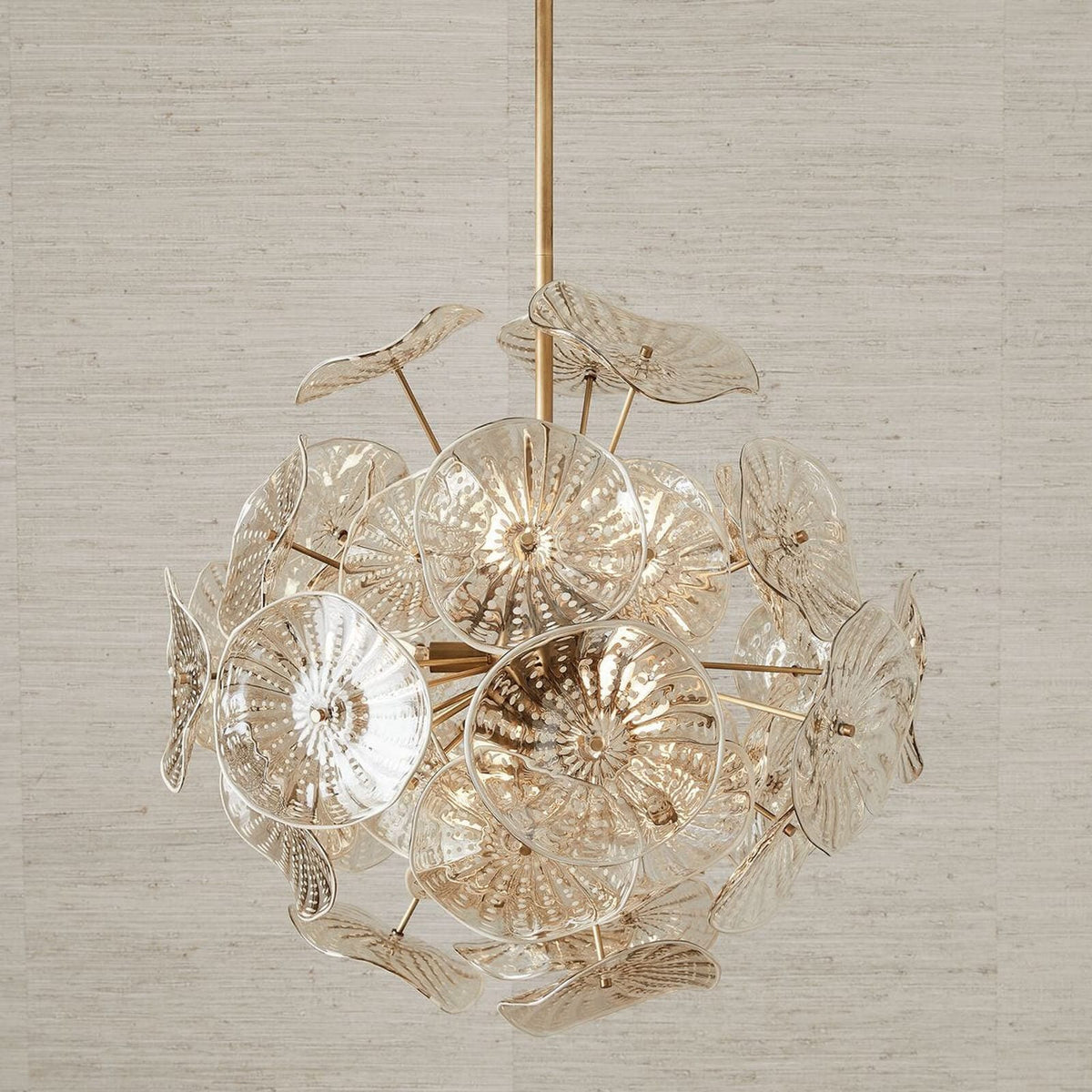 Uttermost Lighting Champagne Lily Pads 9 Light Pendant House of Isabella UK