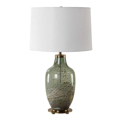 Uttermost Lighting Chianti Olive Glass Table Lamp House of Isabella UK