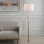 Uttermost Lighting Colette White Stone Floor Lamp House of Isabella UK