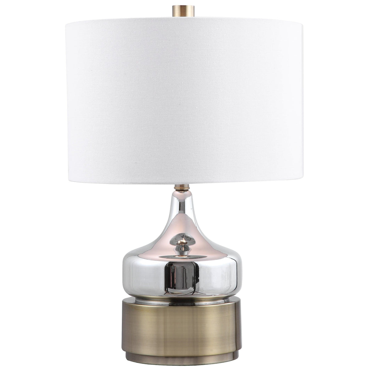 Uttermost Lighting Como Chrome Table Lamp House of Isabella UK