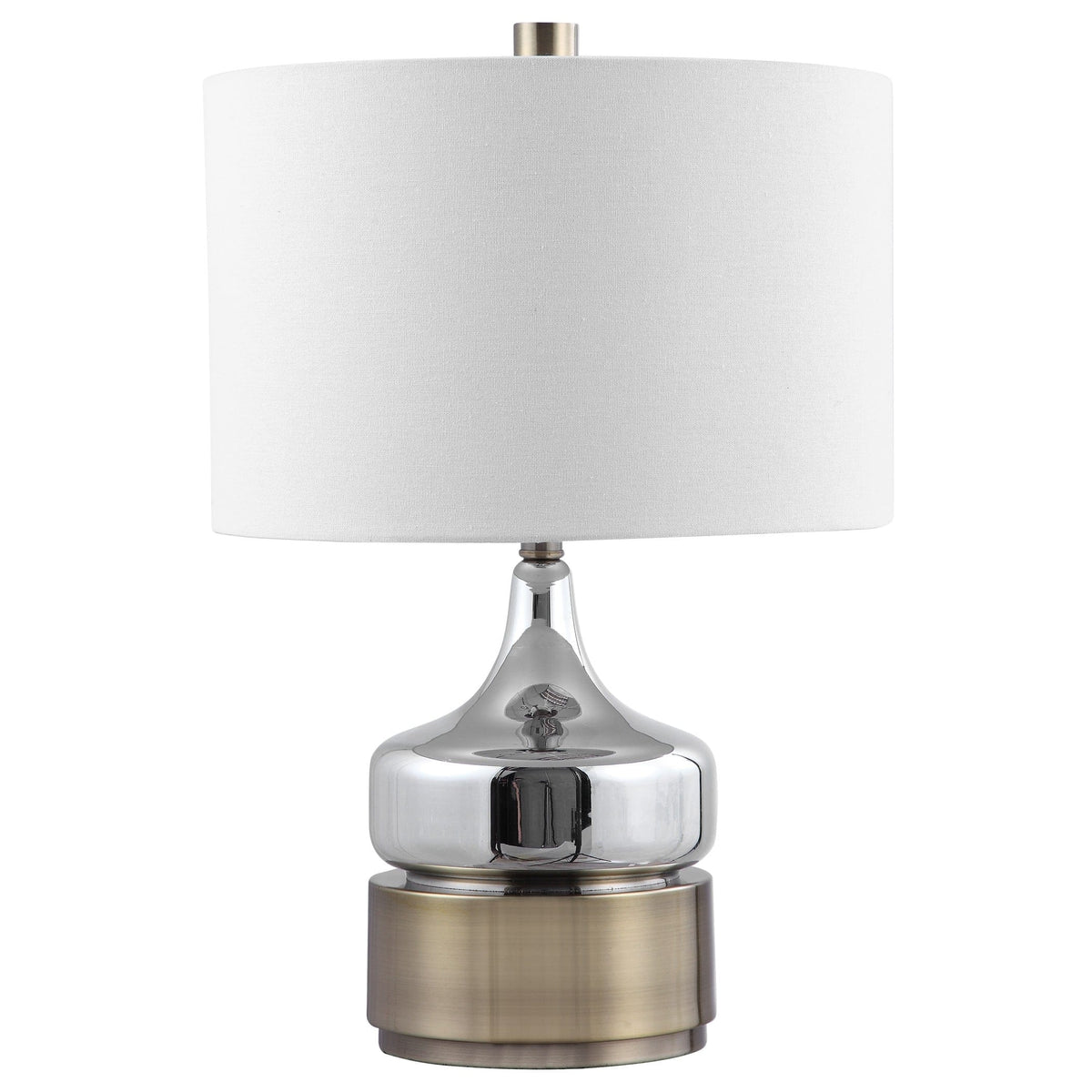 Uttermost Lighting Como Chrome Table Lamp House of Isabella UK
