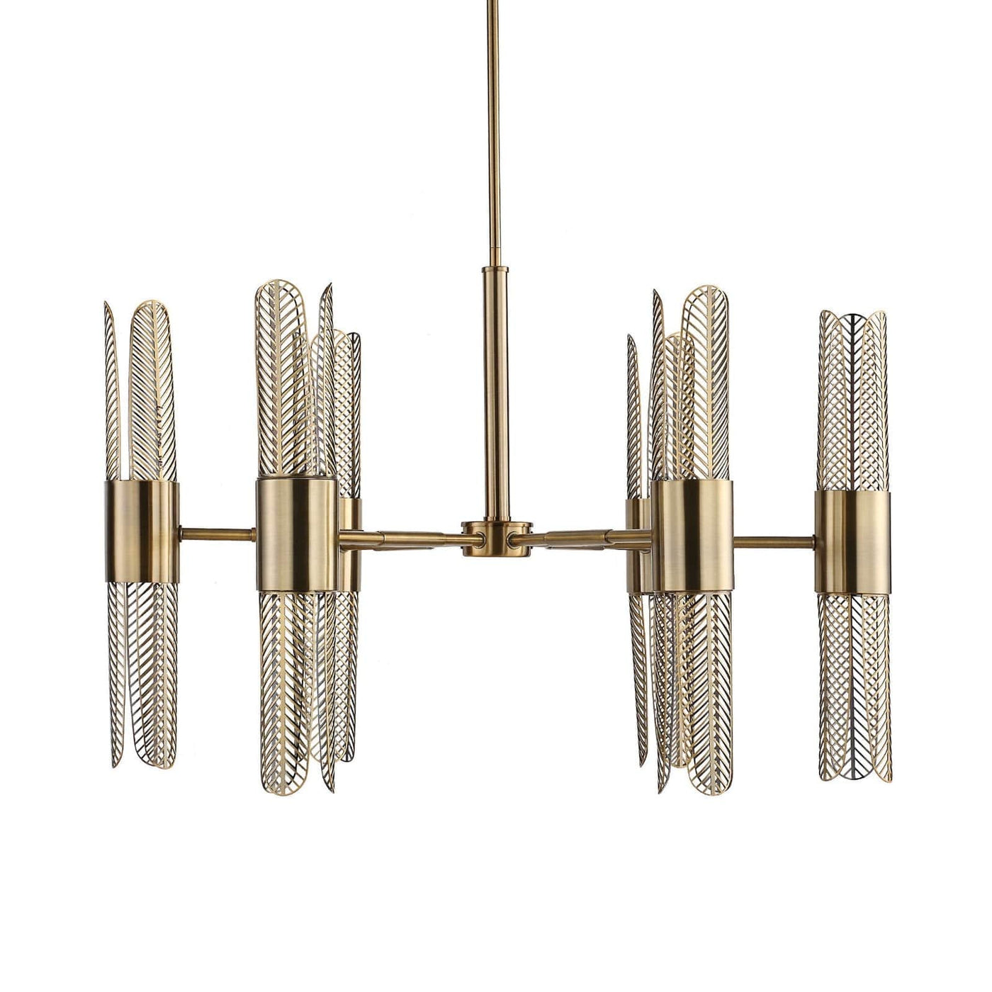 Uttermost Lighting Cret, 12 Light Chandelier House of Isabella UK