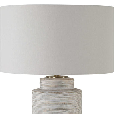 Uttermost Lighting Crimp Ribbed Table Lamp House of Isabella UK