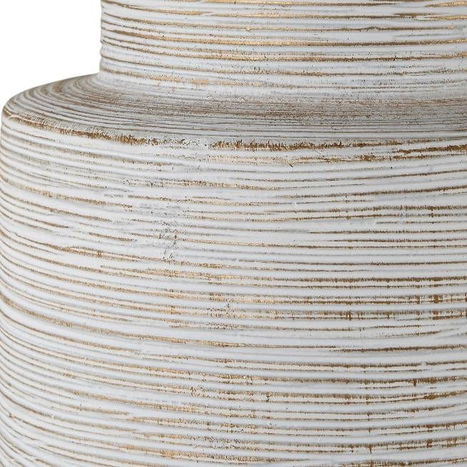 Crimp Ribbed Table Lamp.