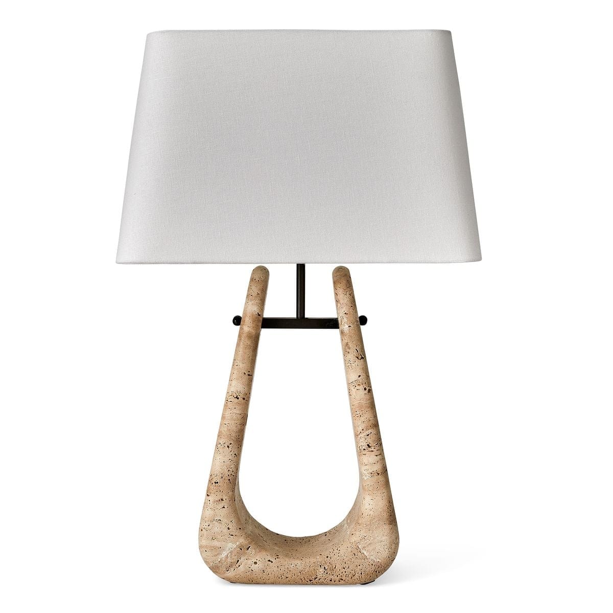Uttermost Lighting Crossbow Table Lamp - Travertine House of Isabella UK
