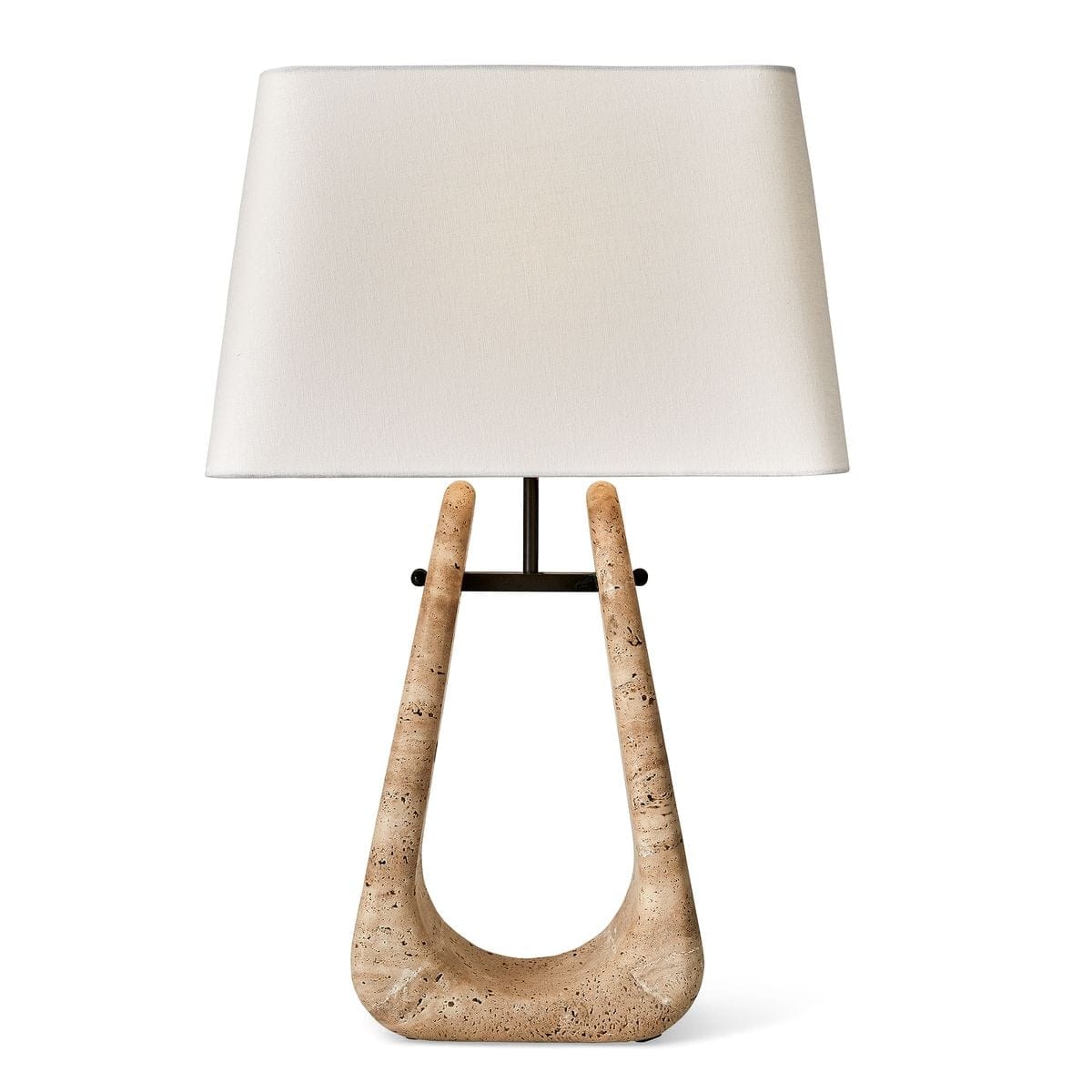Uttermost Lighting Crossbow Table Lamp - Travertine House of Isabella UK