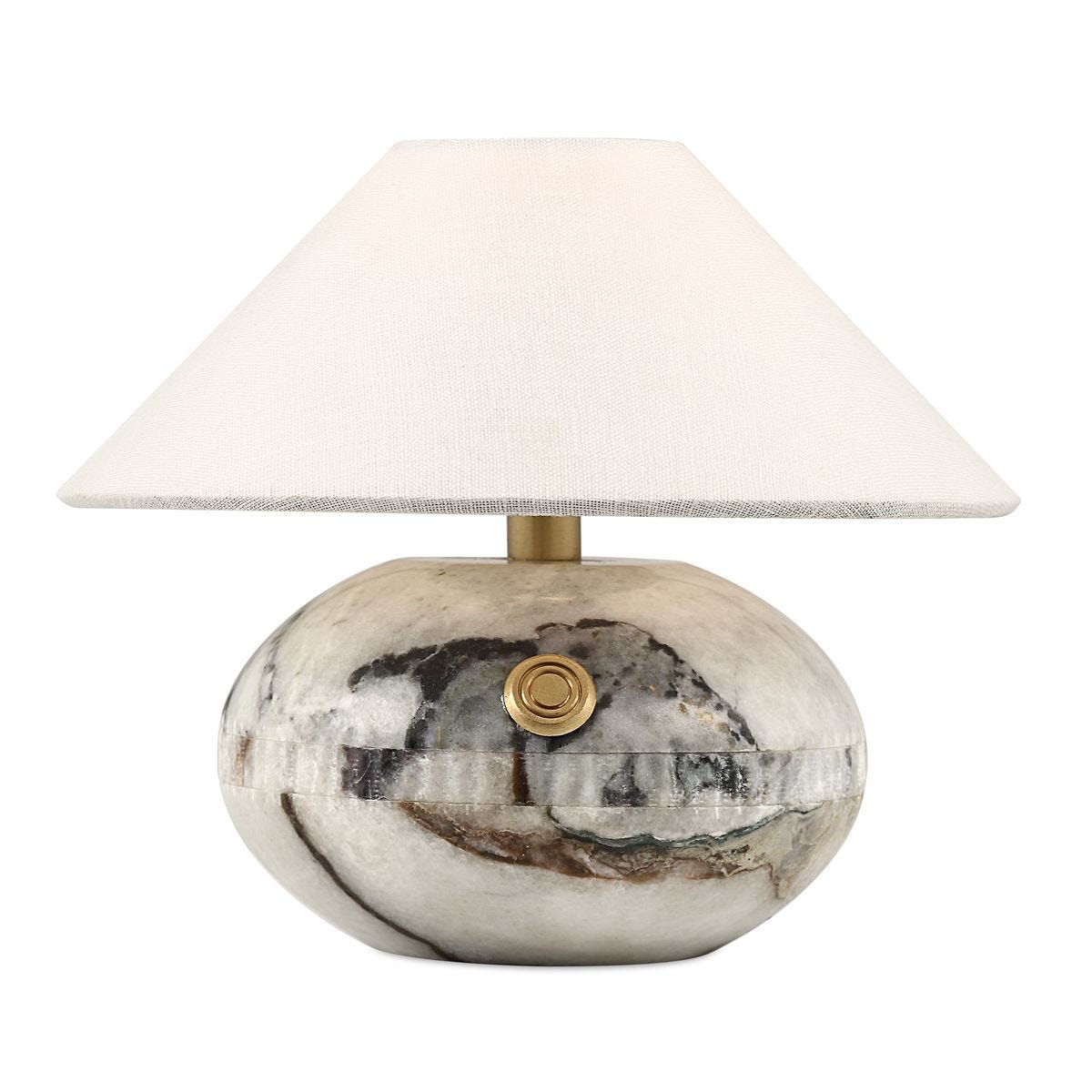 Uttermost Lighting Curling Stone Rechargeable Mini Lamp House of Isabella UK