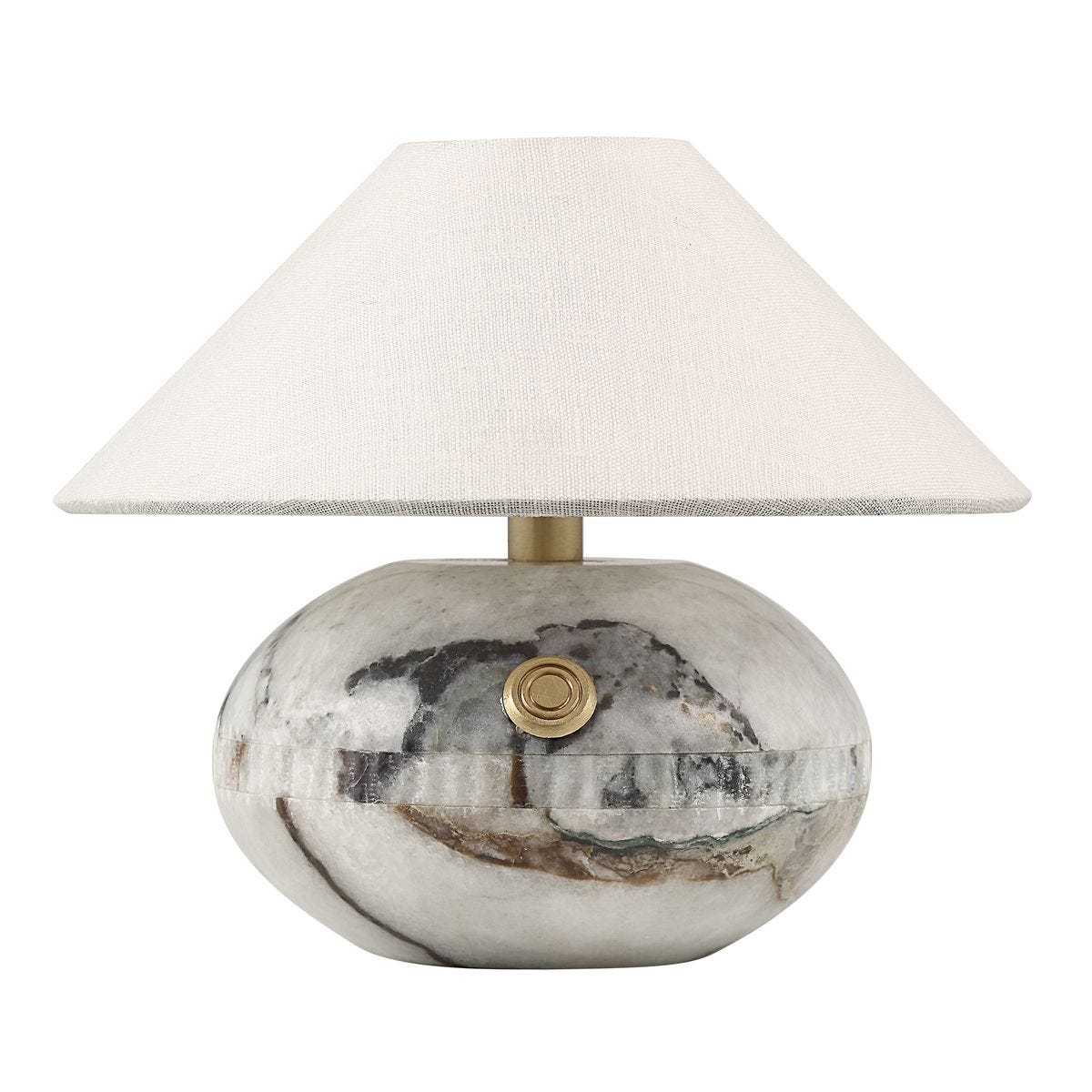 Uttermost Lighting Curling Stone Rechargeable Mini Lamp House of Isabella UK