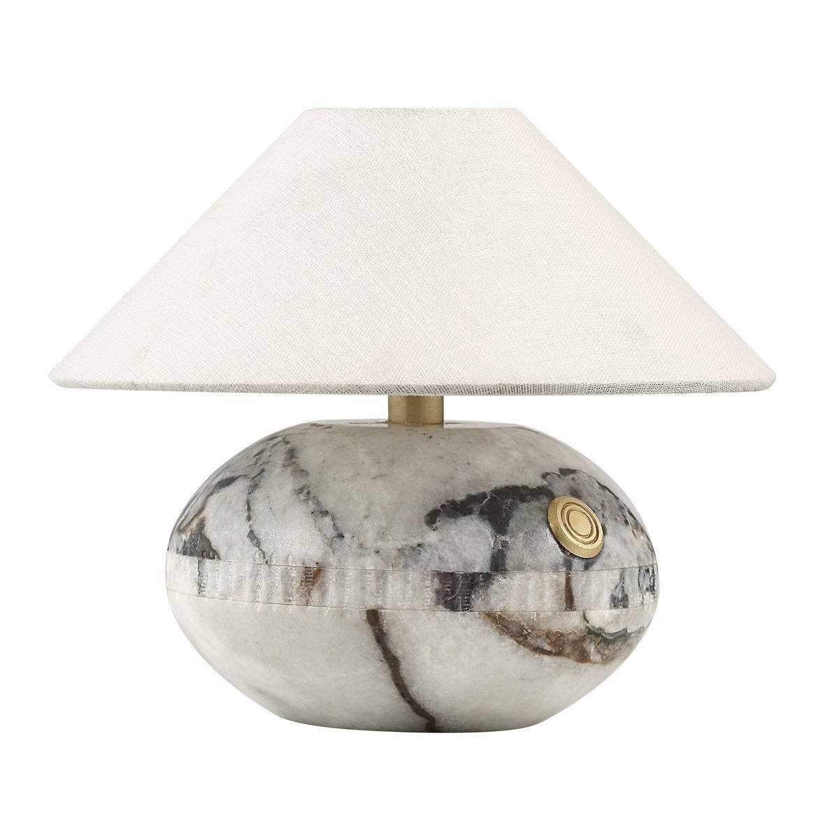 Uttermost Lighting Curling Stone Rechargeable Mini Lamp House of Isabella UK