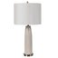 Uttermost Lighting Delgado Light Gray Table Lamp House of Isabella UK