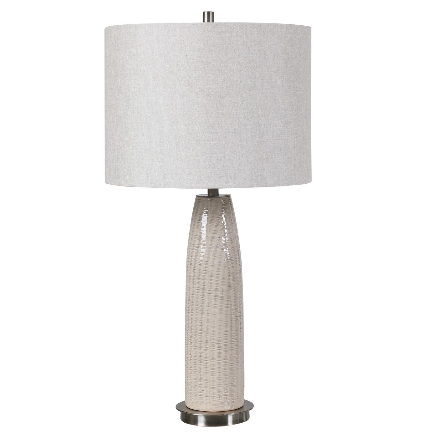 Uttermost Lighting Delgado Light Gray Table Lamp House of Isabella UK