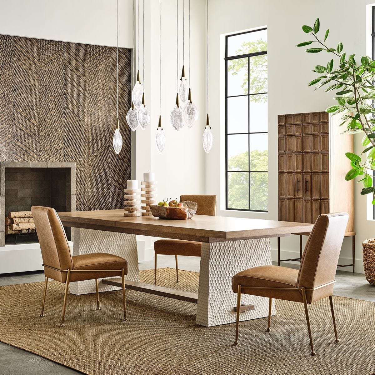 Uttermost Lighting Deluge 9 Light LED Linear Pendant House of Isabella UK