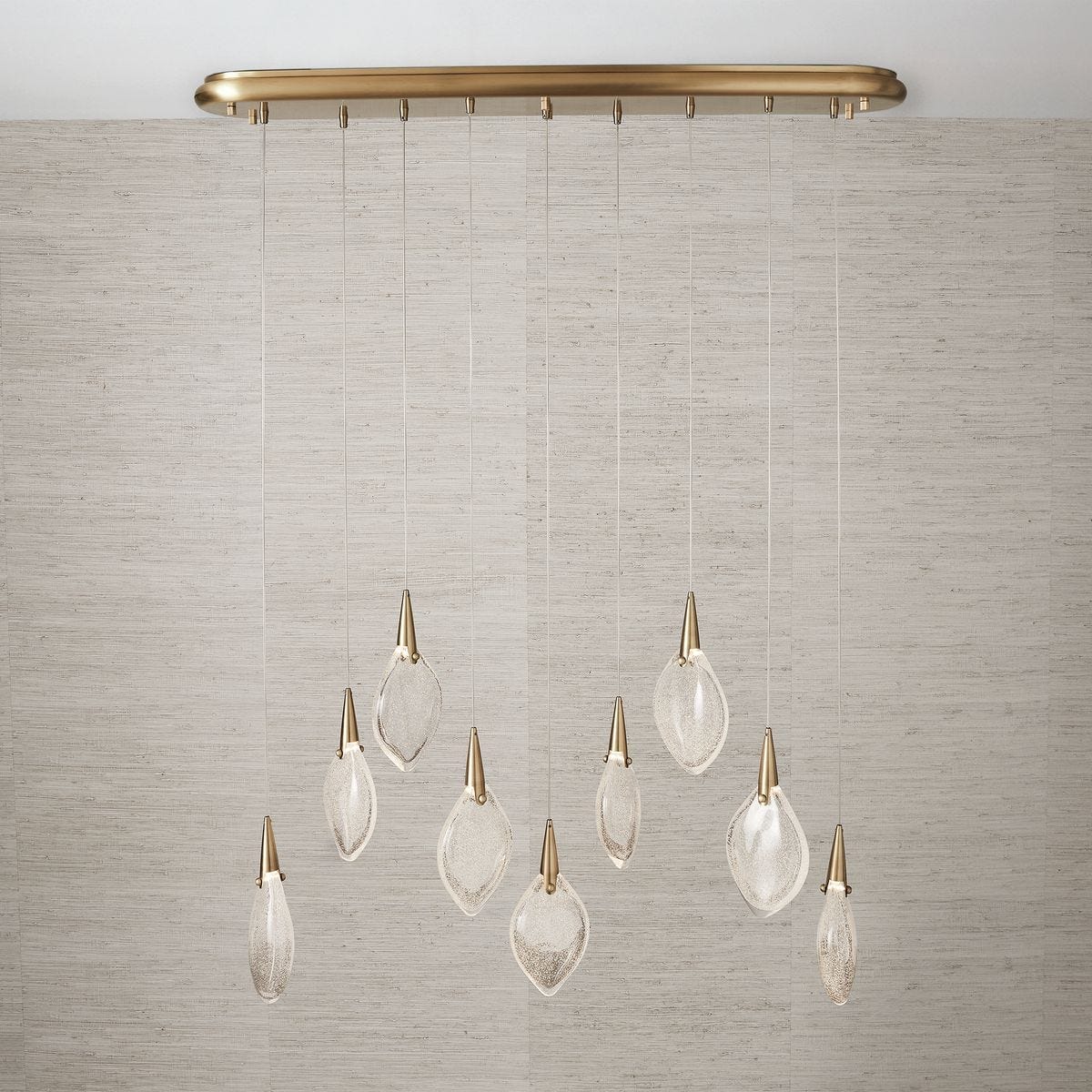 Uttermost Lighting Deluge 9 Light LED Linear Pendant House of Isabella UK