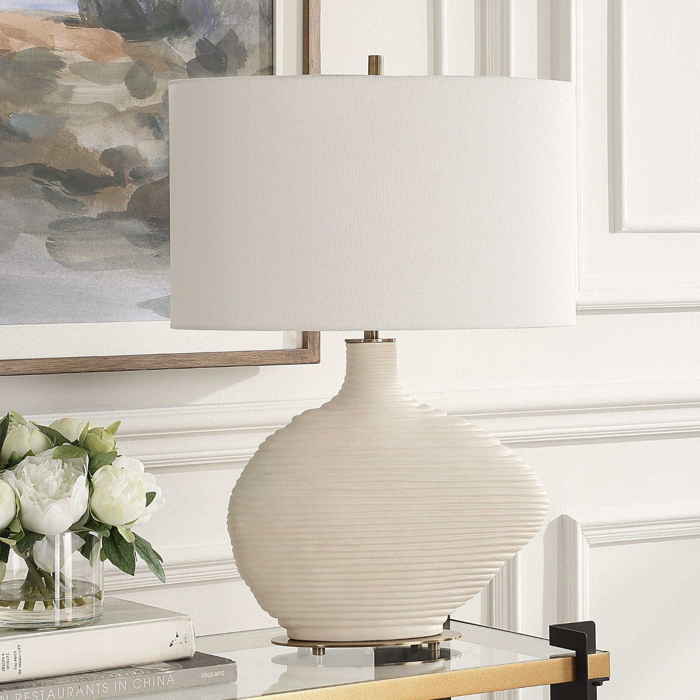 Uttermost Lighting Duostacked Table Lamp House of Isabella UK