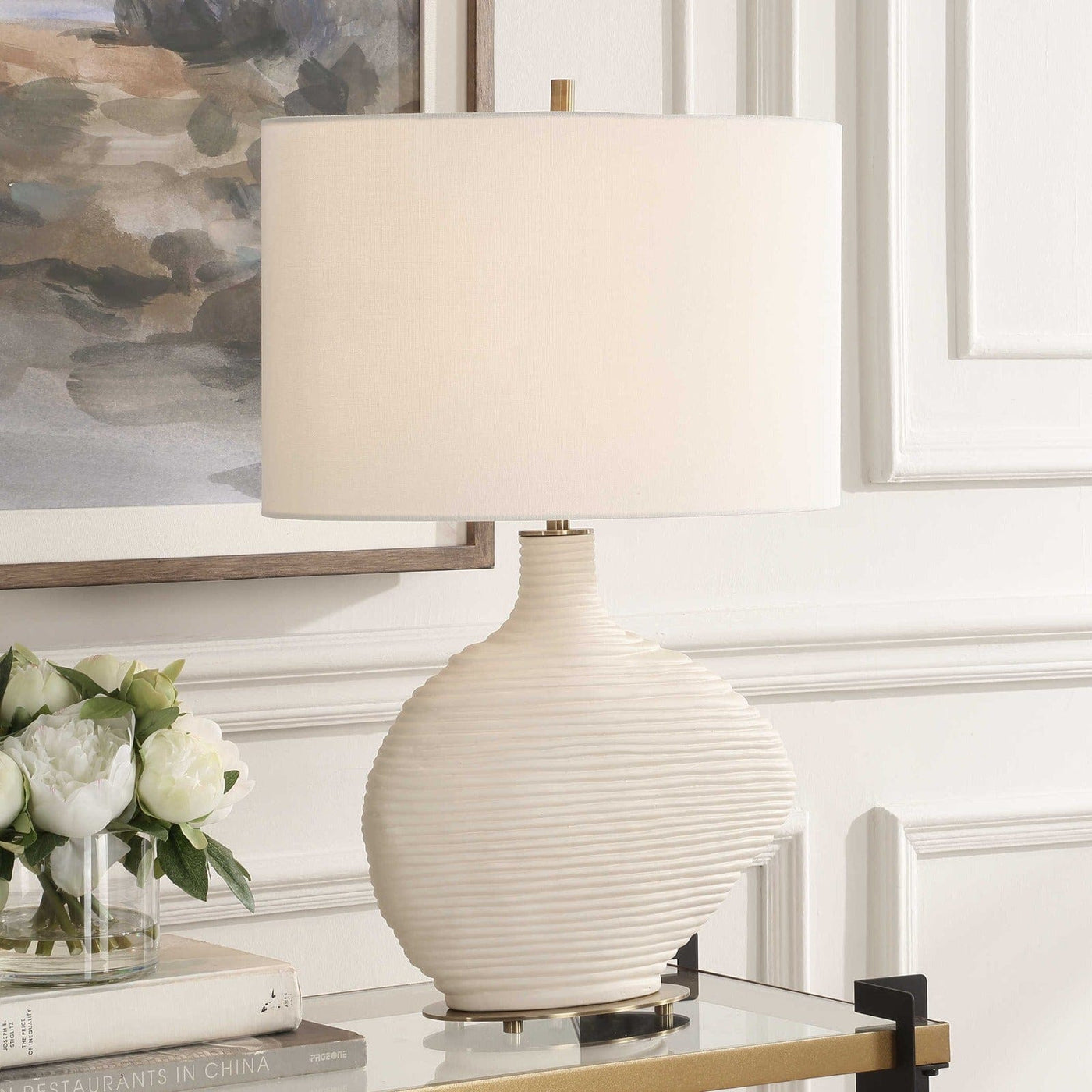 Uttermost Lighting Duostacked Table Lamp House of Isabella UK