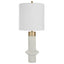 Edge Table Lamp - White.