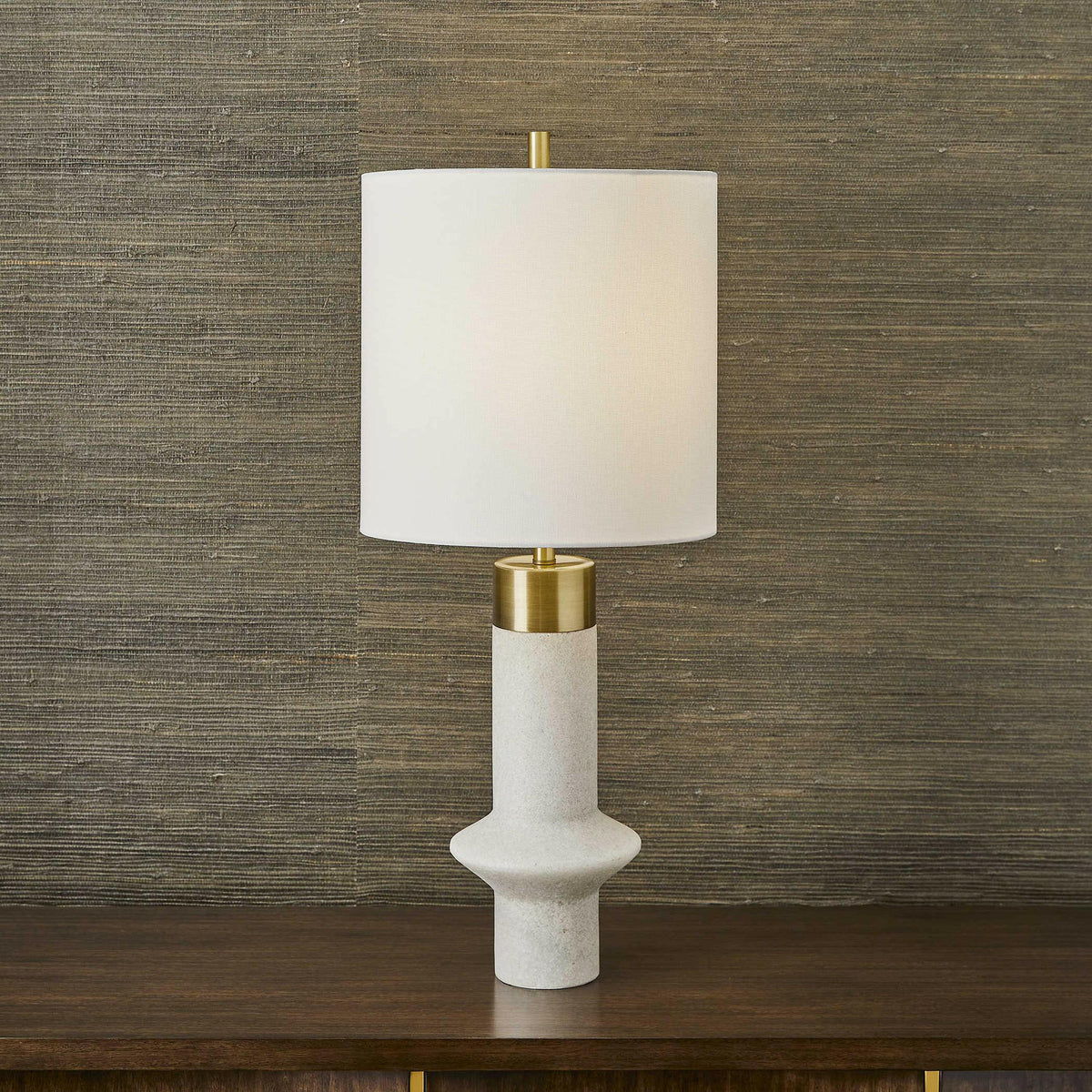 Edge Table Lamp - White.
