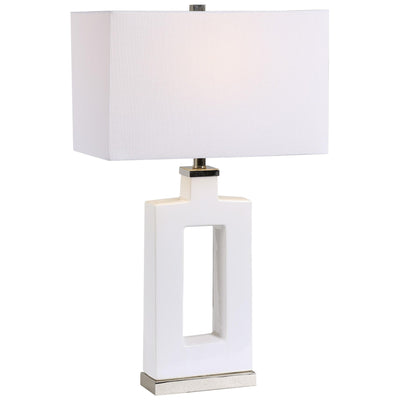 Uttermost Lighting Entry Modern White Table Lamp House of Isabella UK