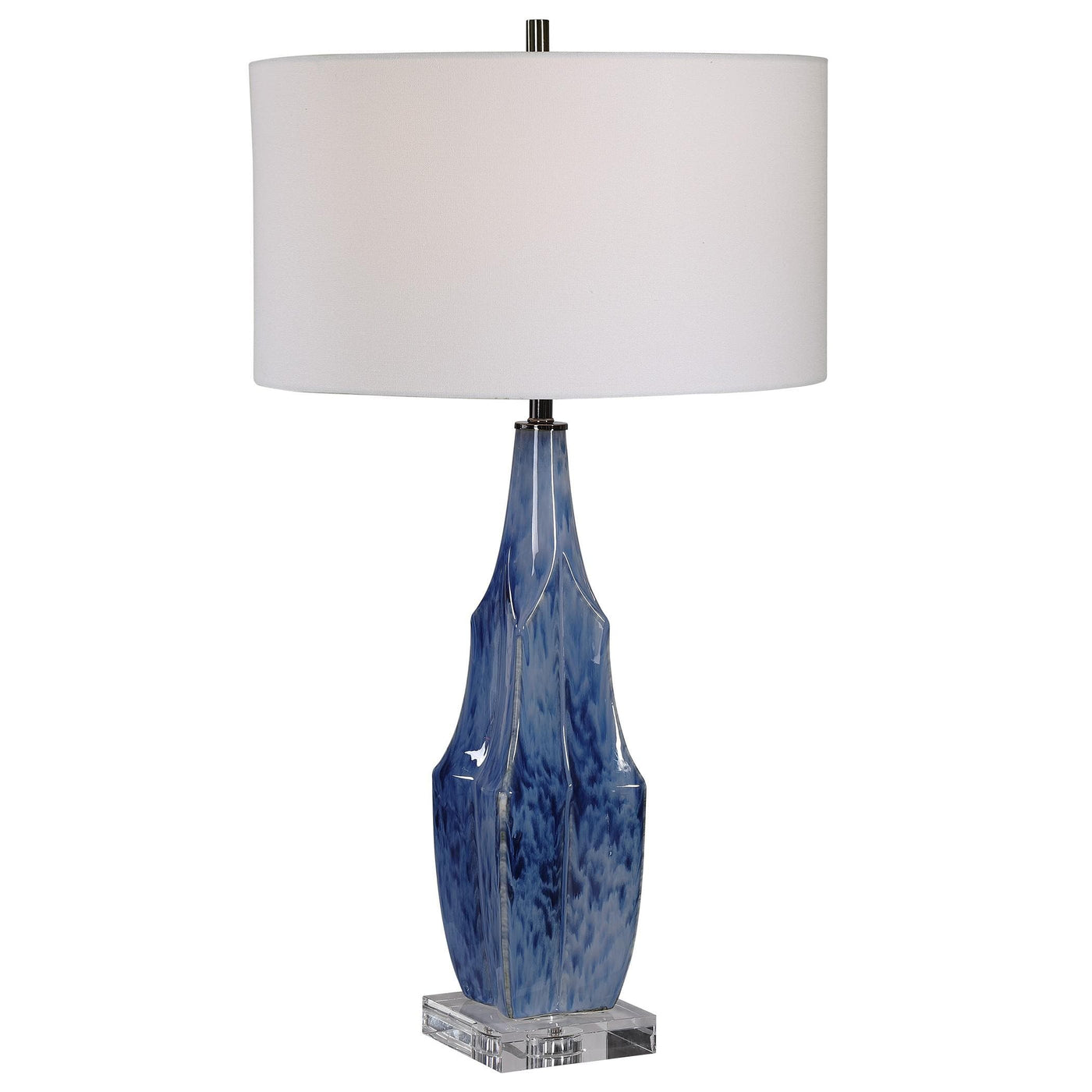 Uttermost Lighting Everard Blue Table Lamp House of Isabella UK