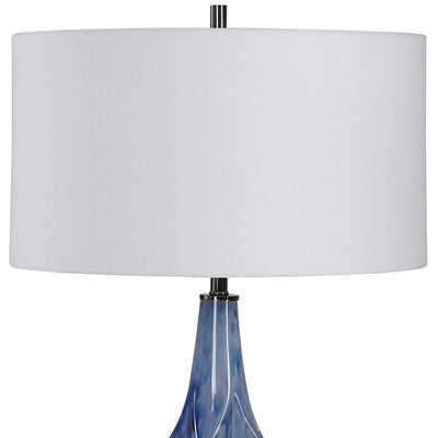 Uttermost Lighting Everard Blue Table Lamp House of Isabella UK