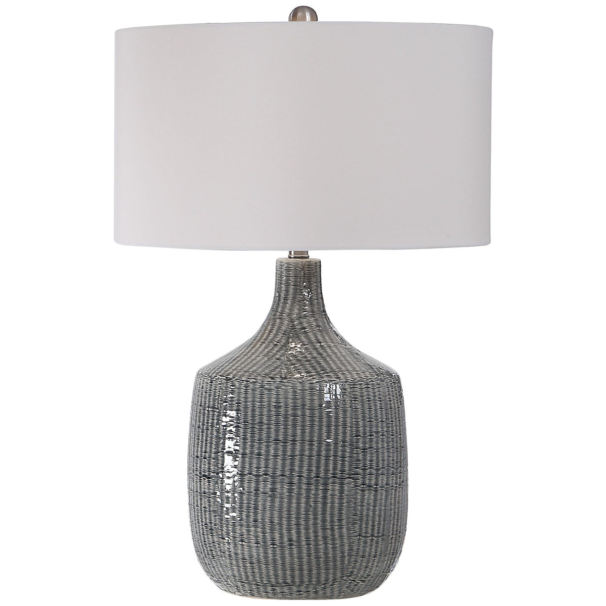 Uttermost Lighting Felipe Distressed Gray Table Lamp House of Isabella UK