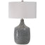 Uttermost Lighting Felipe Distressed Gray Table Lamp House of Isabella UK