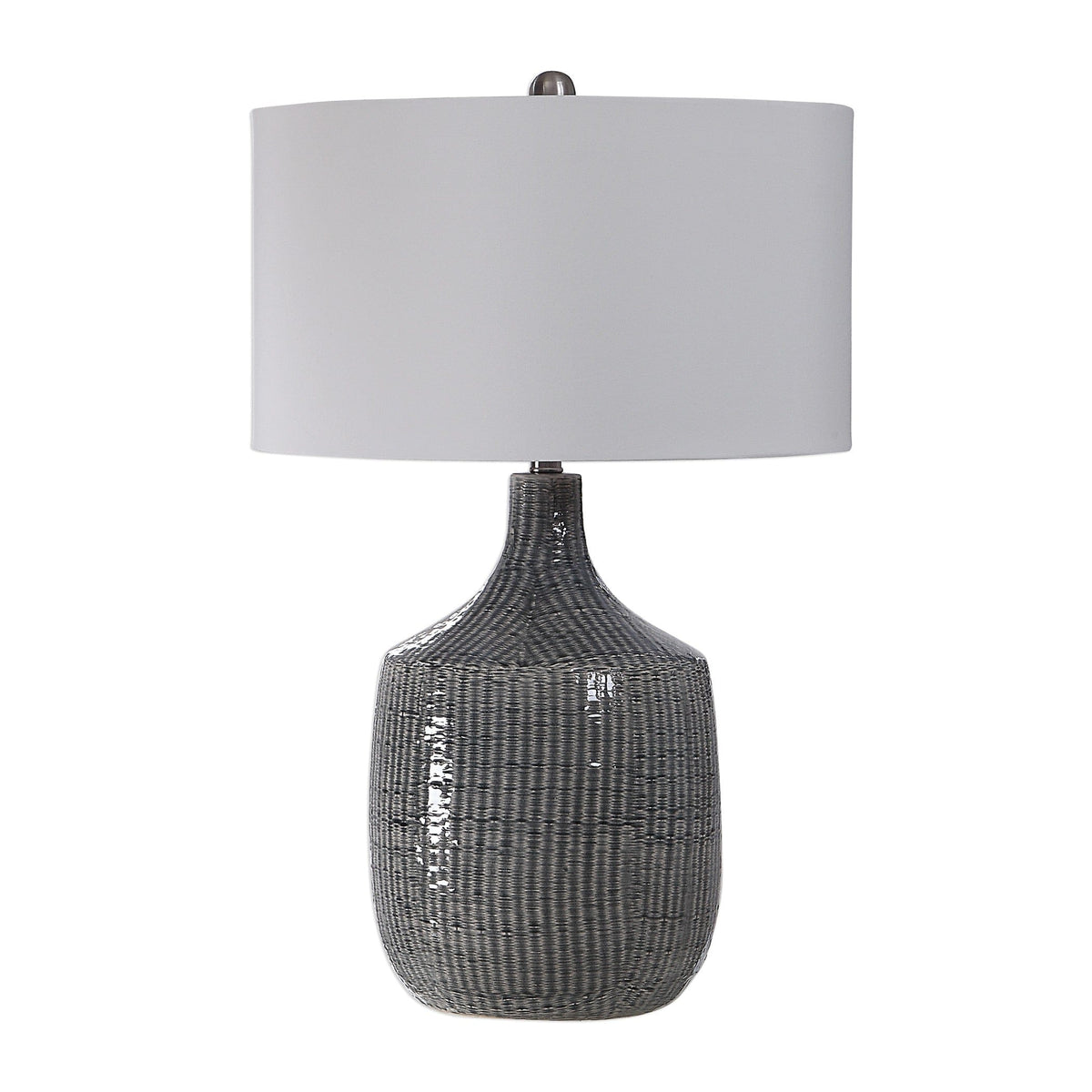 Uttermost Lighting Felipe Distressed Gray Table Lamp House of Isabella UK