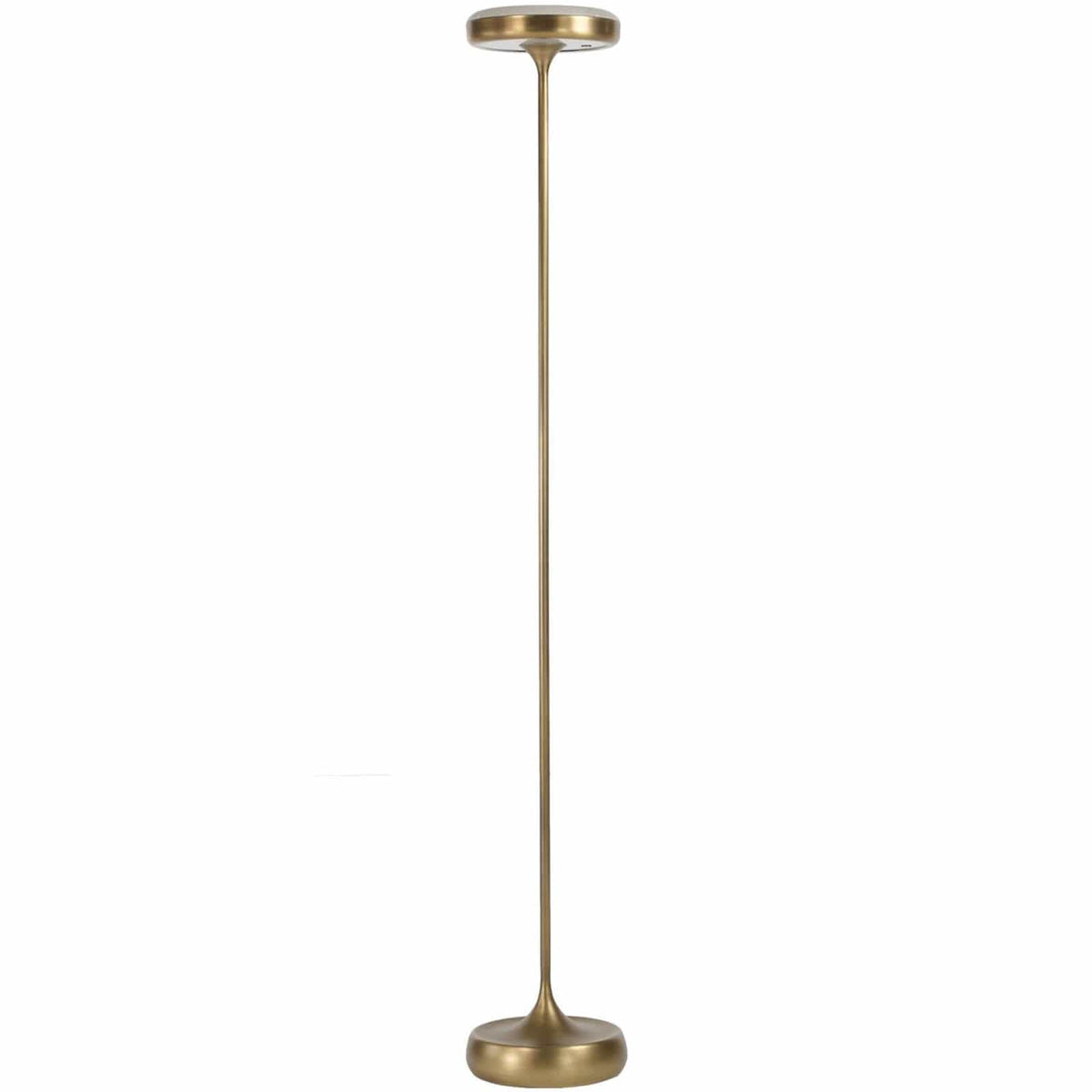 Uttermost Lighting Flat Top Floor Lamp in Brass House of Isabella UK