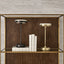 Uttermost Lighting Flat Top Rechargeable Mini Lamp in Bronze House of Isabella UK