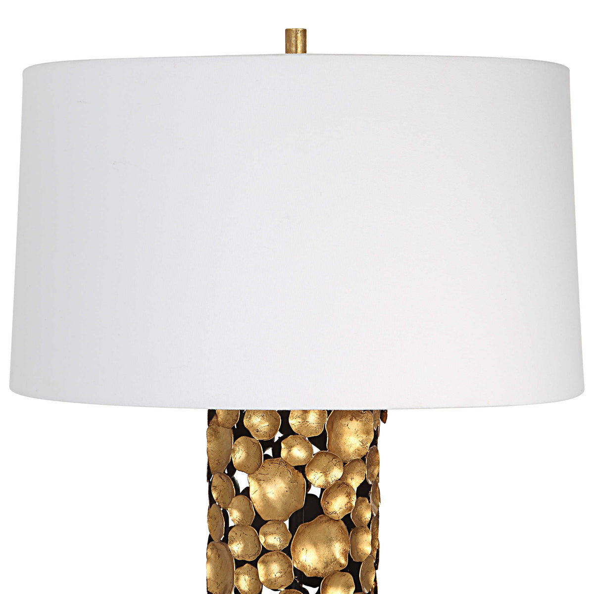 Uttermost Lighting Gilded Lotus Table Lamp House of Isabella UK