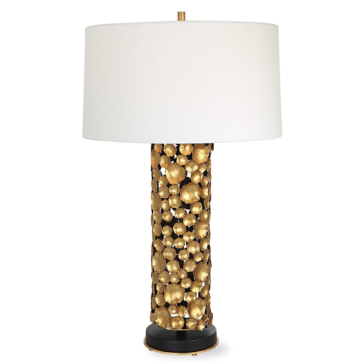 Uttermost Lighting Gilded Lotus Table Lamp House of Isabella UK