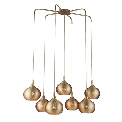 Uttermost Lighting Golden Onion, 7 Lt Chandelier House of Isabella UK