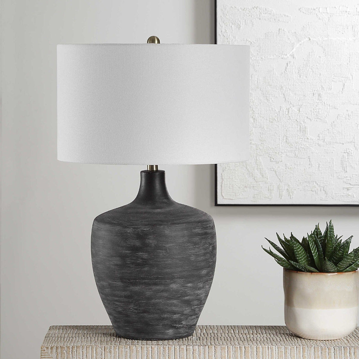 Graphite Table Lamp.