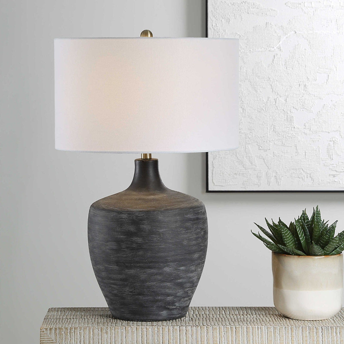 Graphite Table Lamp.