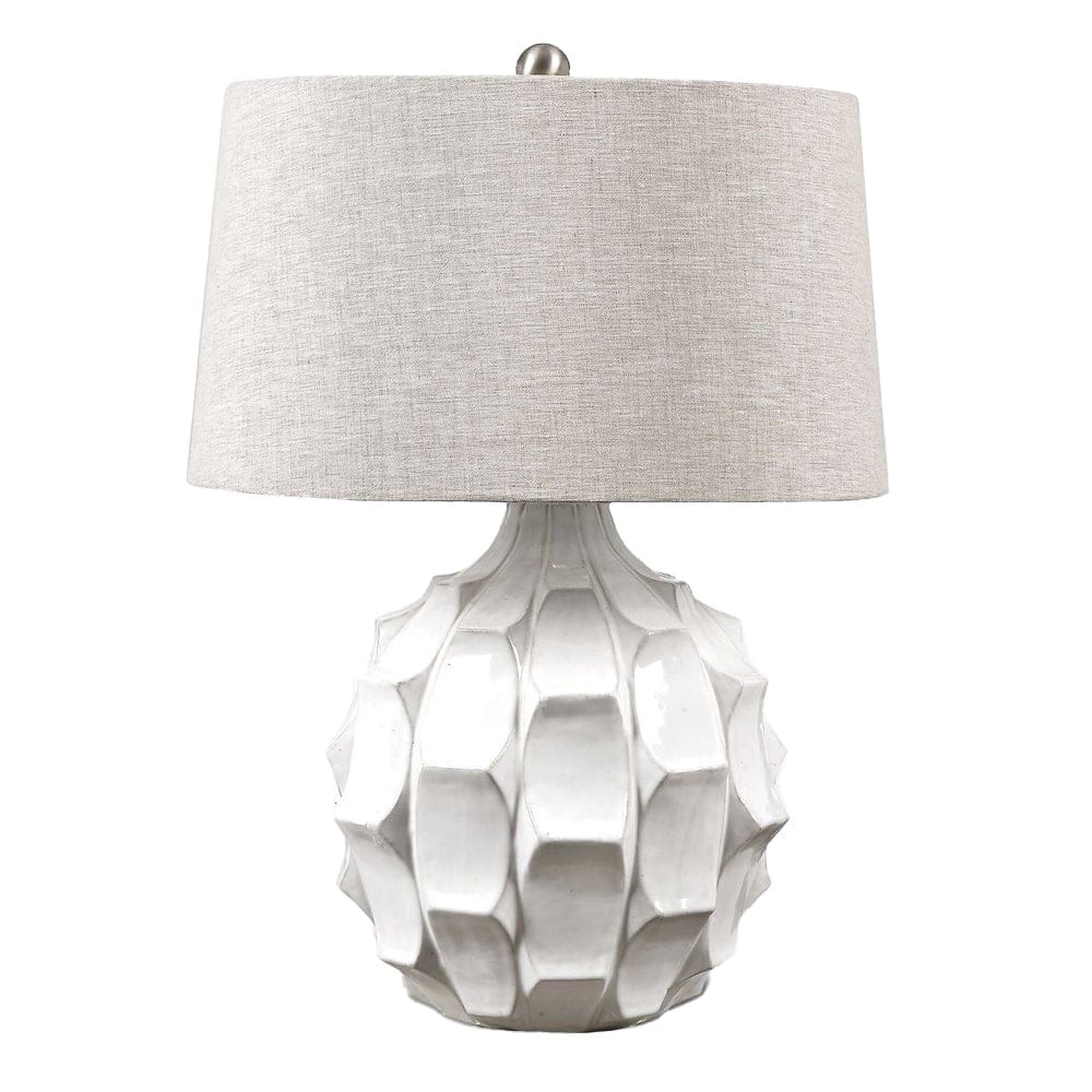 Uttermost Lighting Guerina Scalloped Lamp - White House of Isabella UK