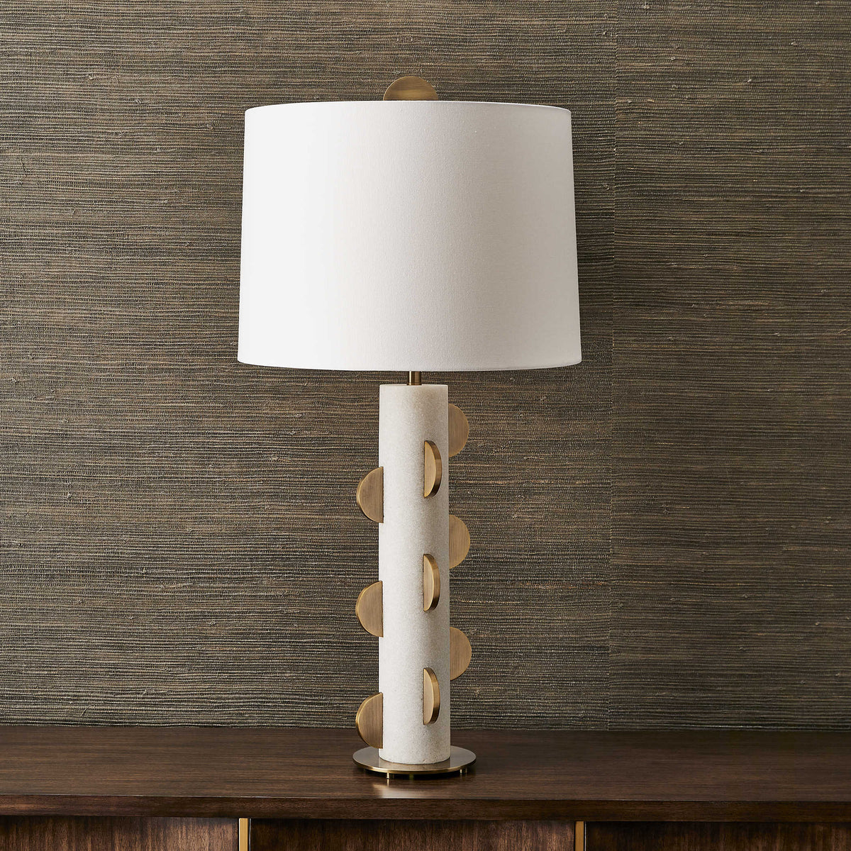 Uttermost Lighting Half Moon Table Lamp House of Isabella UK