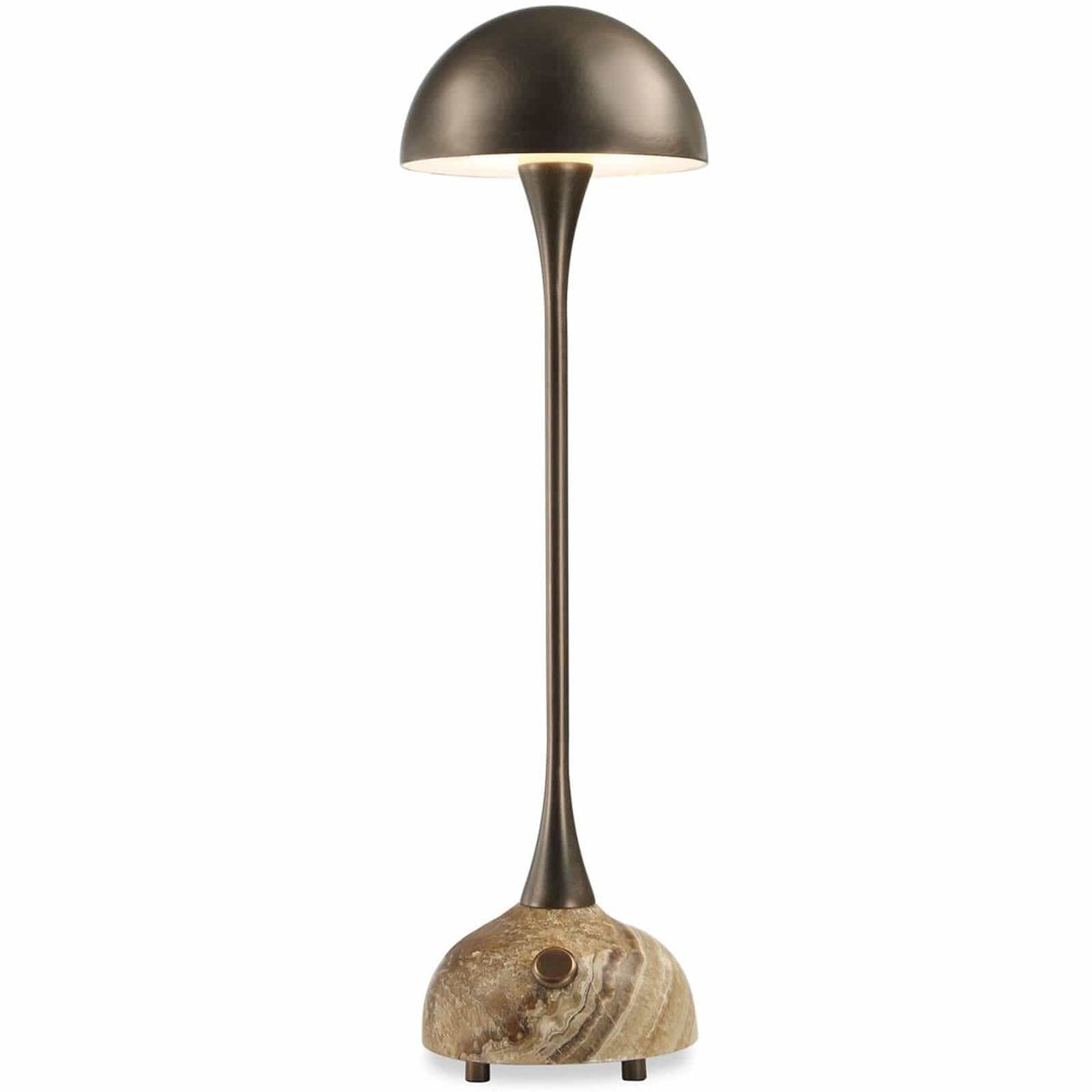 Uttermost Lighting Hard Hat Rechargeable Mini Lamp in Bronze House of Isabella UK