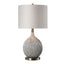 Uttermost Lighting Hedera Textured Ivory Table Lamp House of Isabella UK