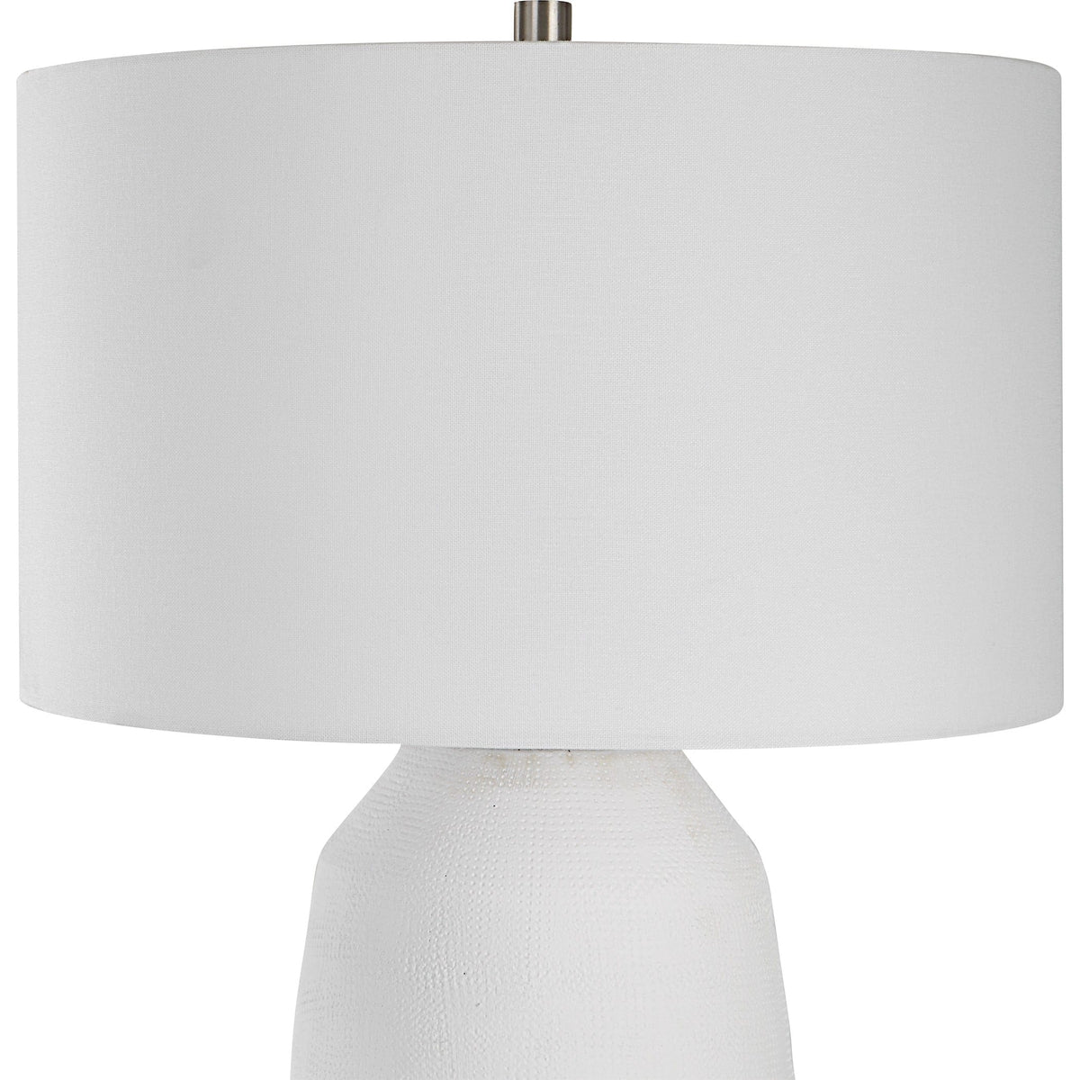 Uttermost Lighting Heir Chalk White Table Lamp House of Isabella UK