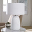 Uttermost Lighting Heir Chalk White Table Lamp House of Isabella UK