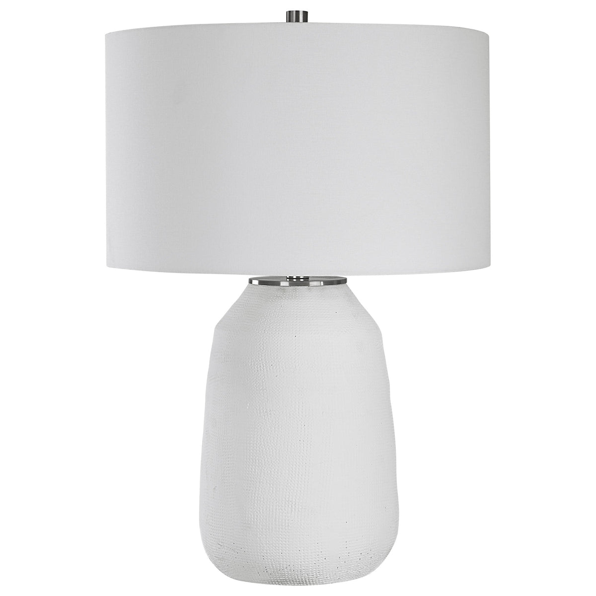 Uttermost Lighting Heir Chalk White Table Lamp House of Isabella UK