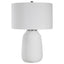 Uttermost Lighting Heir Chalk White Table Lamp House of Isabella UK