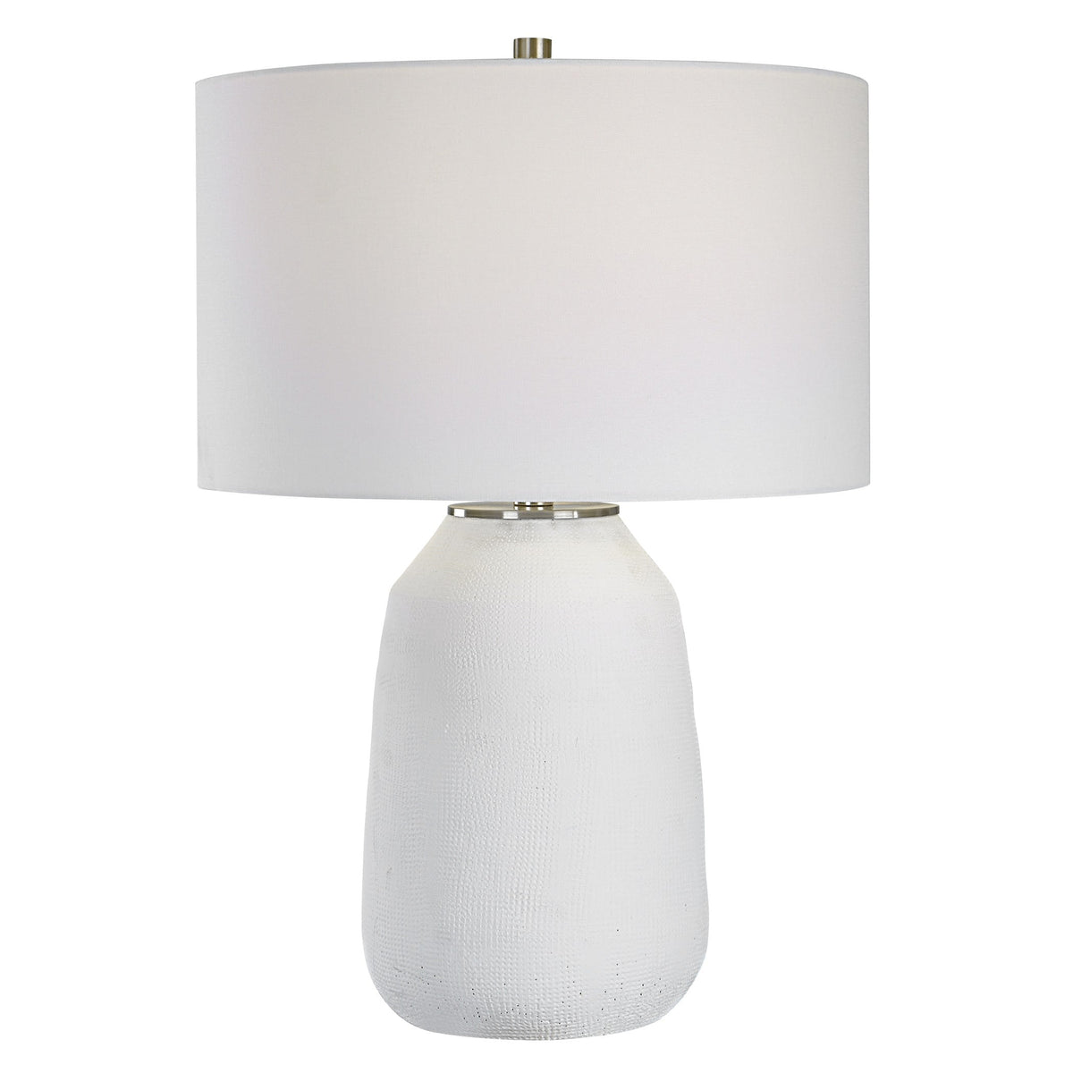 Uttermost Lighting Heir Chalk White Table Lamp House of Isabella UK